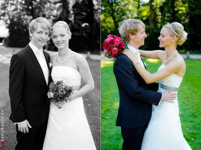 Hochzeit im Schloss Eicherhof. Hochzeitsfeier im Restaurant Seehaus Wasserski in Langenfeld