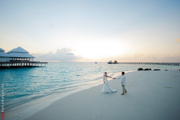 Diamonds Thudufushi Beach & Water Villas. Hochzeit auf den Malediven