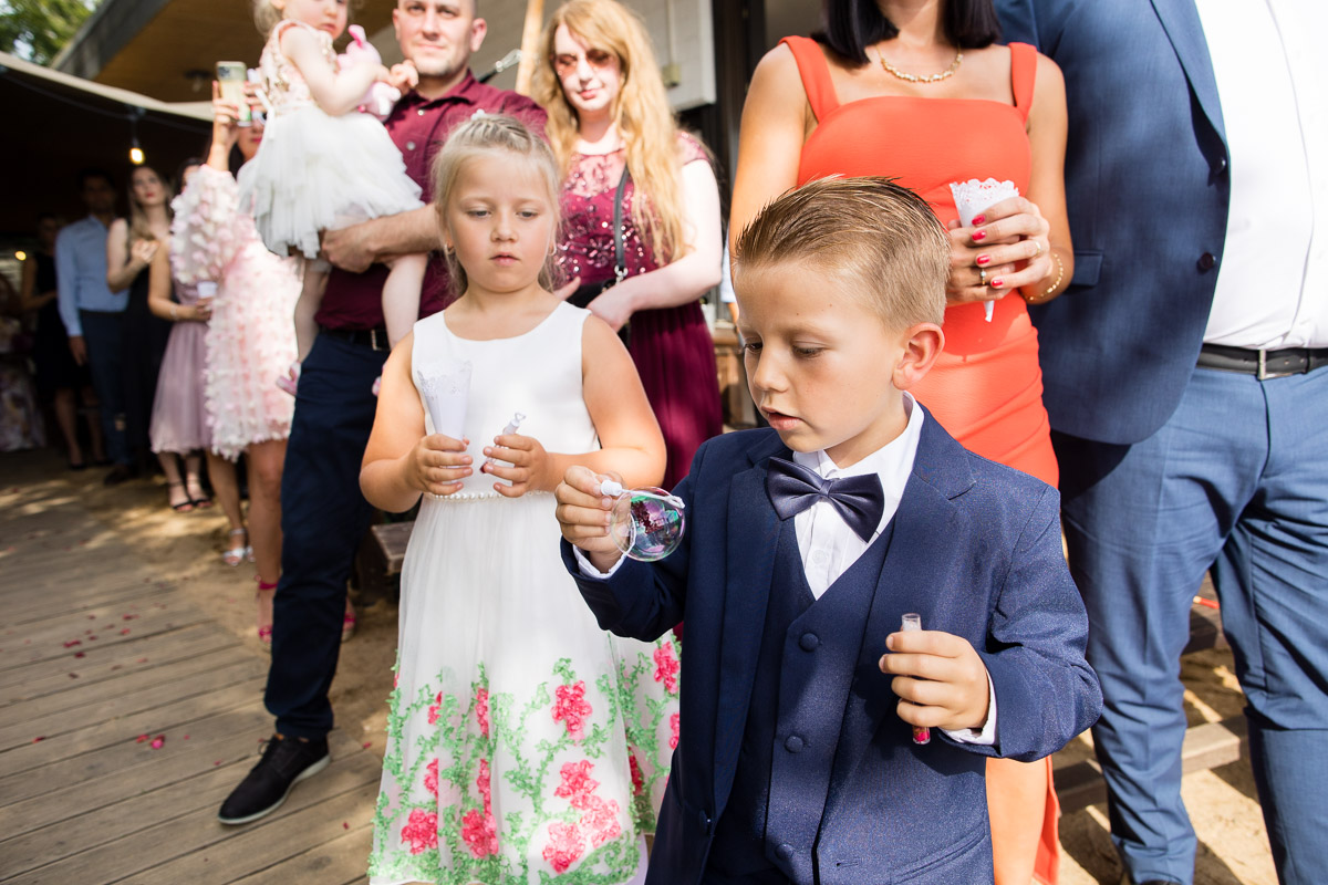 Kind bei der Hochzeit in Strandperle Düsseldorf