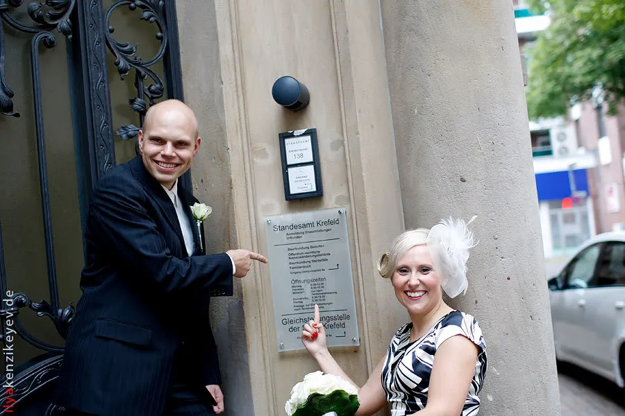 Hochzeit Trauung in Standesamt Krefeld Stadtpalais